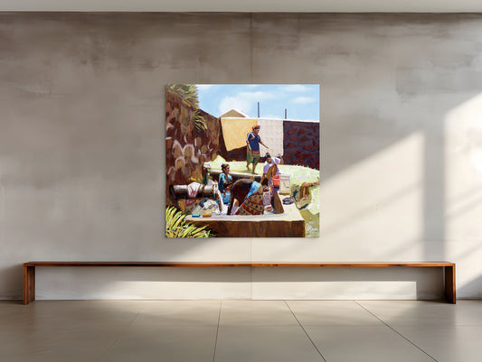 “Unrushed Conversations”- Original Painting