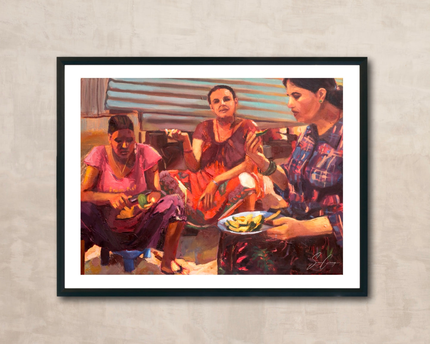 “Summer with Organic Mangoes”- Art prints