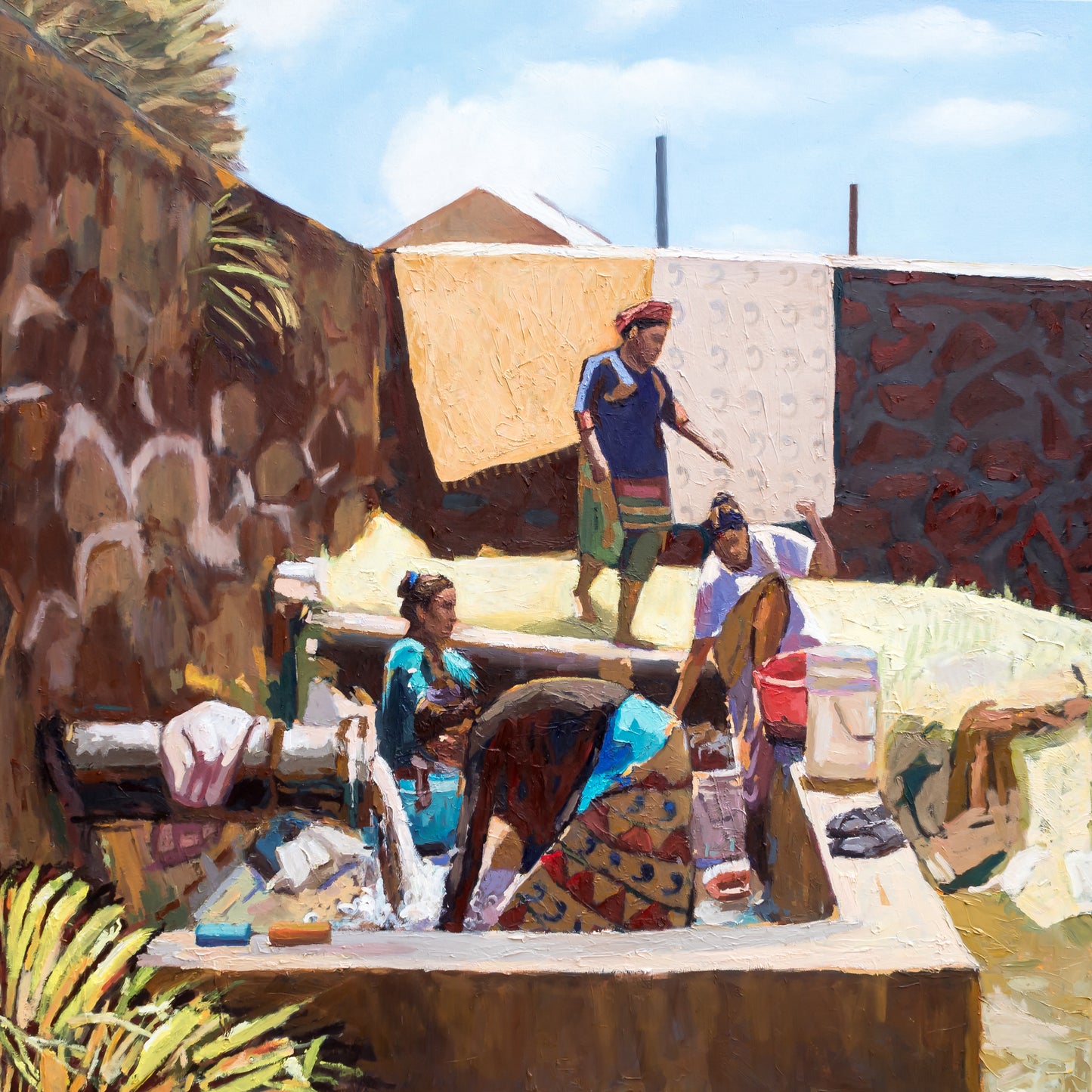 “Unrushed Conversations”- Original Painting