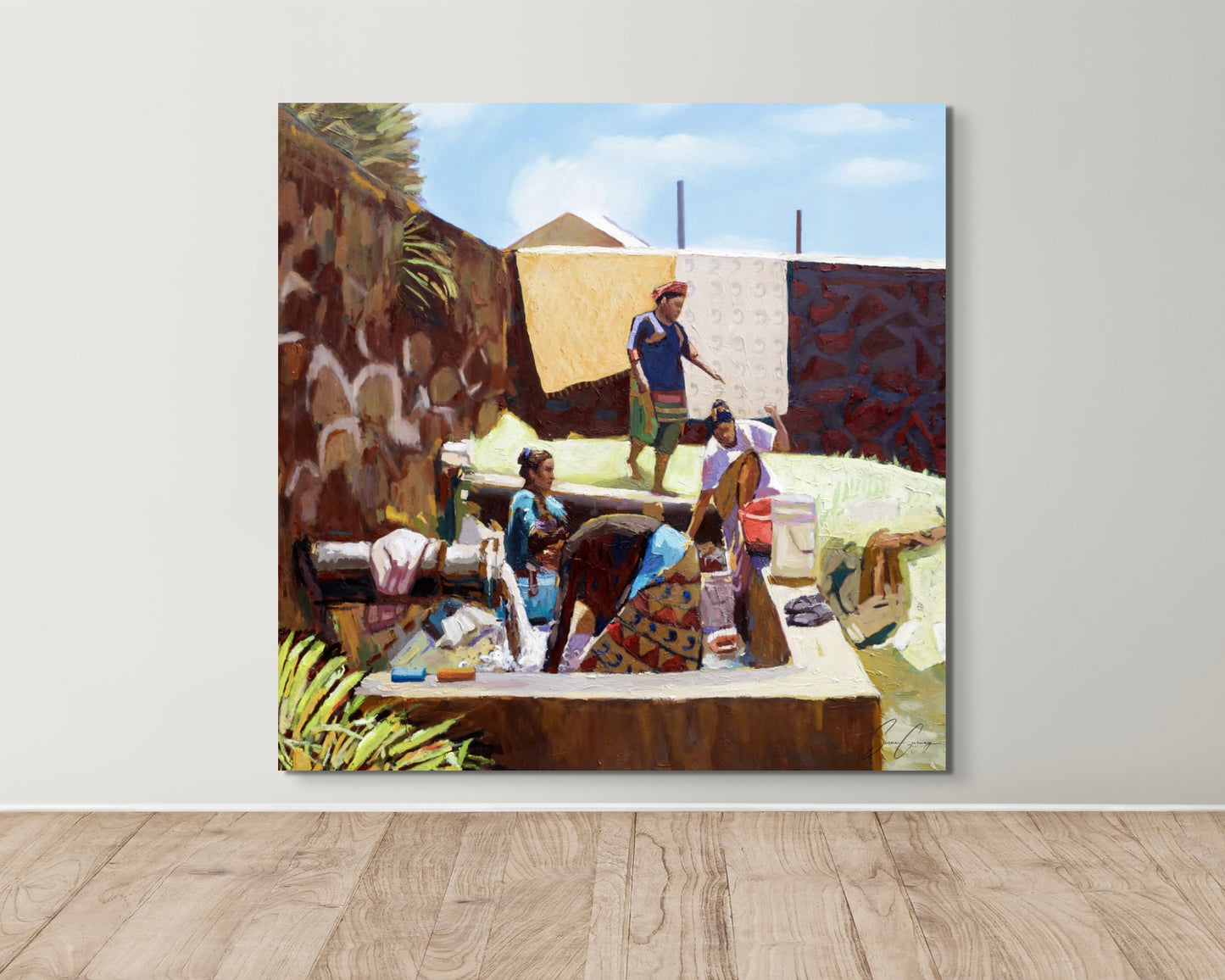 “Unrushed Conversations”- Original Painting