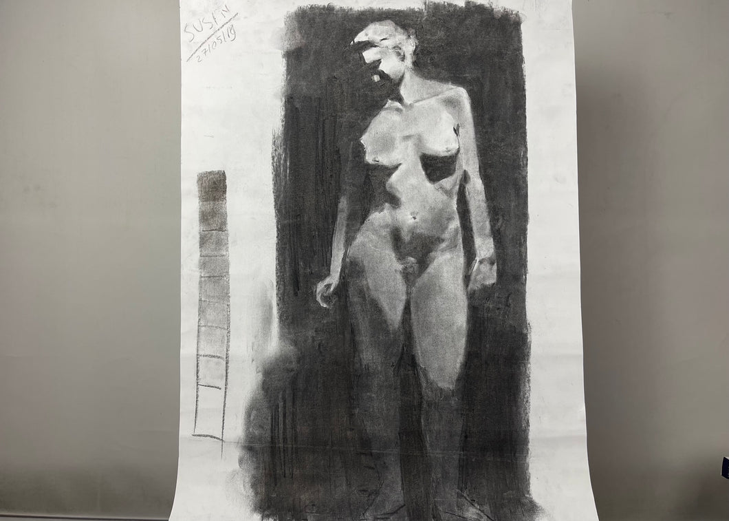 “Front figure study”, 2019